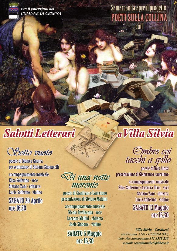 Presentazione di Sotto Vuoto (edizioni Il Vicolo) ai SALOTTI LETTERARI di Villa Silvia, Cesena.